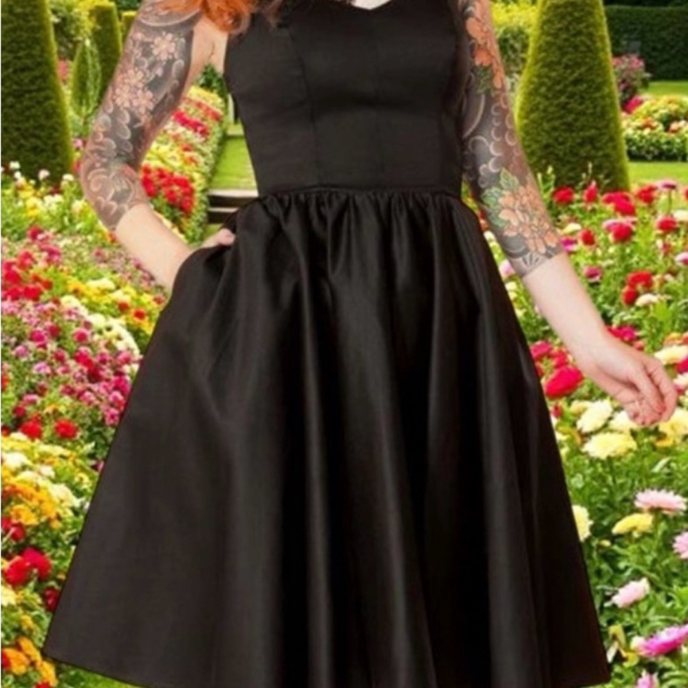 L Black Pinup Couture Audrey Dress